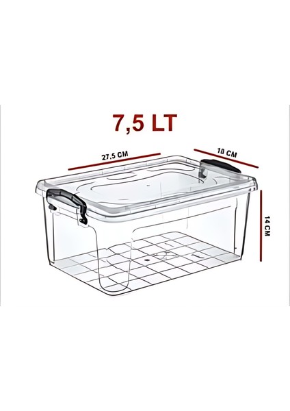 7,5 Lt Saklama Kabı