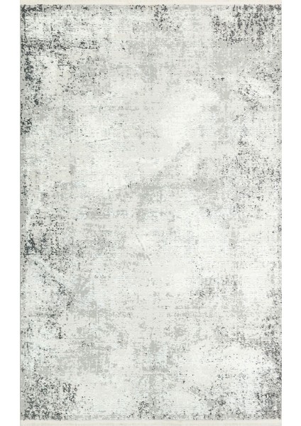 Pasific Serisi Eskitme Desenli Salon Oturma Odası Koridor Antre Modern Halı 05 Cream Grey Xw