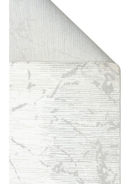 Pasific Serisi Eskitme Desenli Salon Oturma Odası Koridor Antre Modern Halı 20 Cream Grey Xw