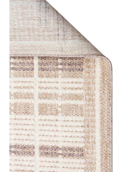 Style Hav Toz Vezmez Yumuşak Dokulu Oturma Odası Salon Koridor Antre Modern Halı 04 Beıge Grey
