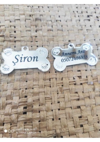 Kemik Şeklinde Pleksi Künye