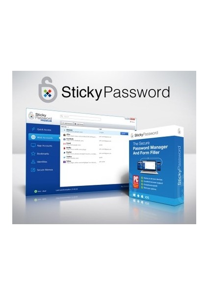 Sticky Password Premium - 1 Yıl 1 Cihaz Abonelik Kodu