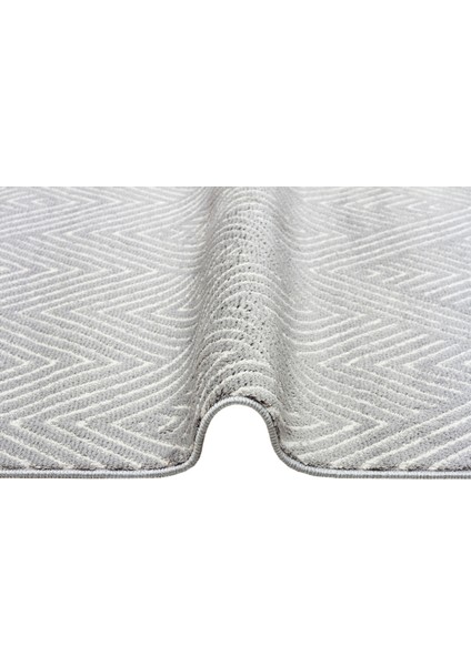Lounge Serisi Etnik Desenlere Sahip Salon Oturma Odası Koridor Yumuşak Modern Halı 01 Grey Whıte