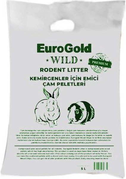 Eurogold Wild Kemirgen Için Emici Çam Peletleri 5 Lt 13