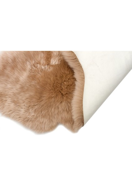 Lambskin Naturel Kuzu Postu Post Sıngle Camel