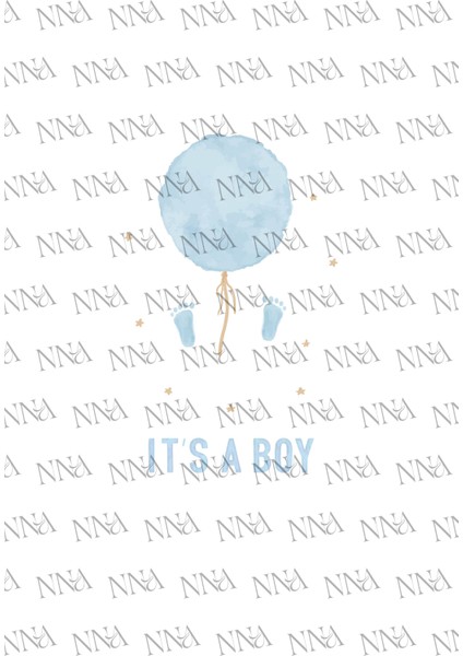 20 Adet It's A Boy Baskılı Peçete (P134-20)