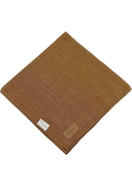 Düz Pamuk Eşarp - Fındık Kabuğu