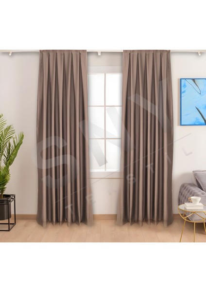 Acı Kahve Blackout Fon Perde modelleri