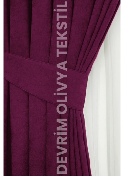 Acı Kahve Blackout Fon Perde modelleri