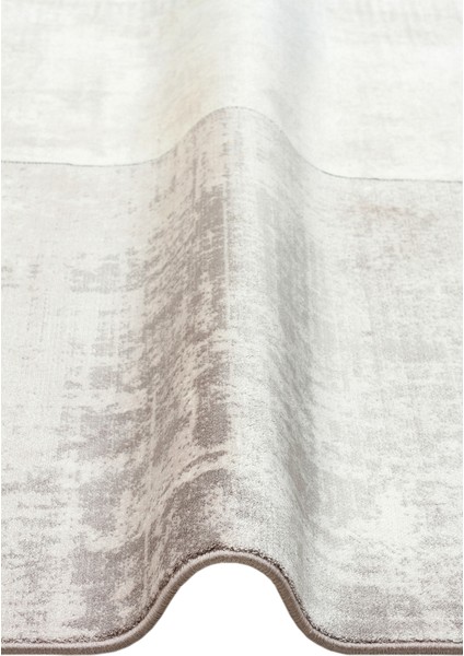 Monza Geometrik Desenli Yüksek Kalite Sık Dokuma Parlak Modern Salon Halısı 01 Cream Grey