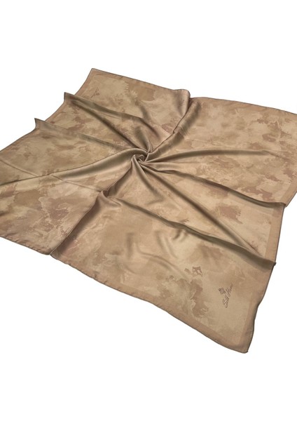 Desenli Shiny Eşarp - 8647 - Dore