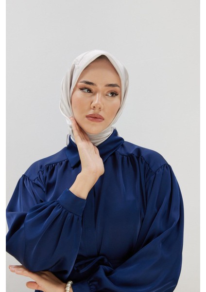 Desenli Shiny Eşarp - 8647 - Açık Taş modelleri