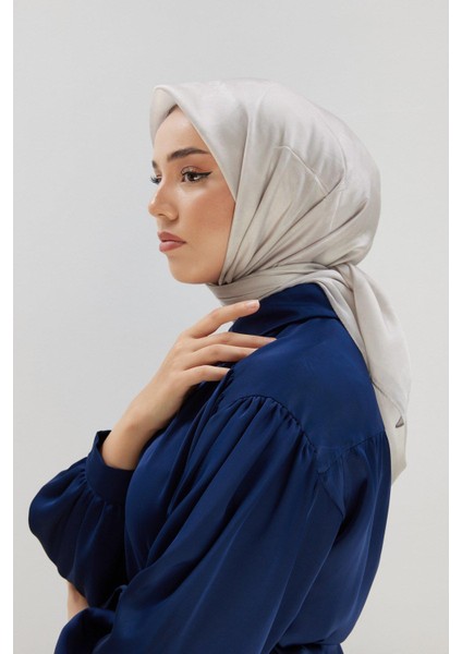 Desenli Shiny Eşarp - 8647 - Açık Taş indirimleri