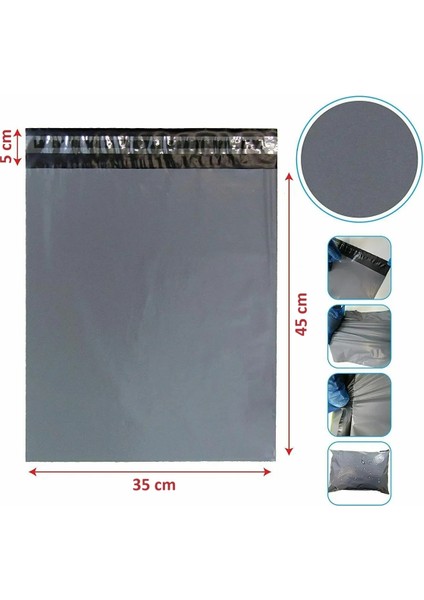 Kargo Poşeti (35x45+5 cm) Cepsiz (50 Adet)