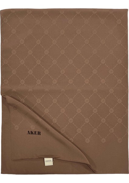 Monogram Şal - Sütlü Kahve 931