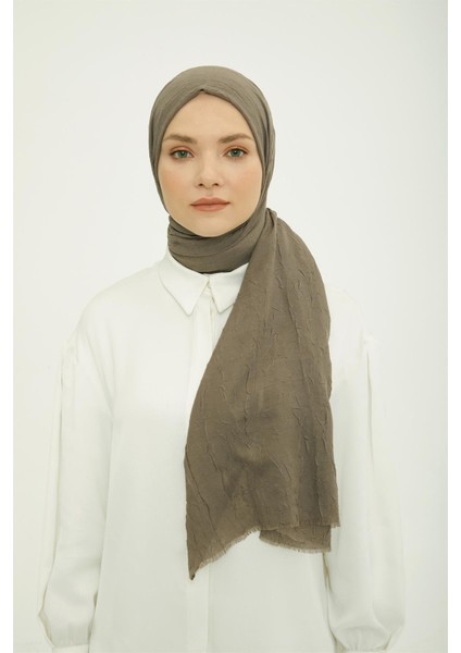 Trend Bambu Şal - Koyu Taş 32