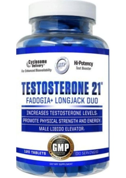 Pharmaceuticals Testosterone-21 120 Tablet usa Menşei 3640