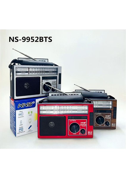 NS-8898BT Bluetooth Hoparlör Radyo Fm/am/sw USB Mıcrosd