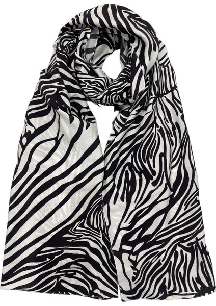Modal Şal - Zebra Model - Siyah