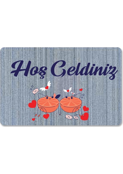 Dijital Baskılı Kapı Önü Paspas Çiçek Desenli Hoş Geldiniz Yazılır Ev Içi Ve Dışı Banyo Mutfak Çocuk Odası Için kullanılabilir 45x70