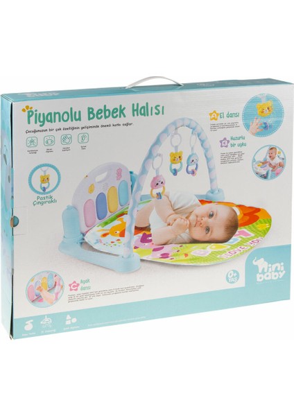 Bebek Halısı Piyanolu Plastik Çıngıraklı ER-111 8038