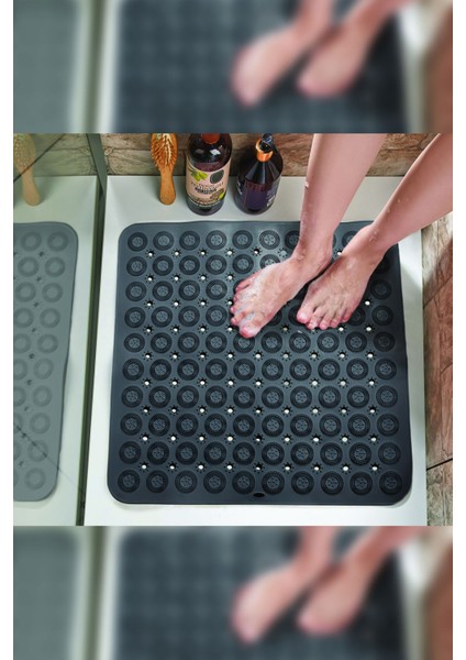 Silikon Masajlı Kare Duş Paspası fiyatları