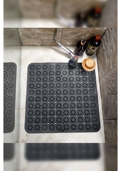 Silikon Masajlı Kare Duş Paspası modelleri