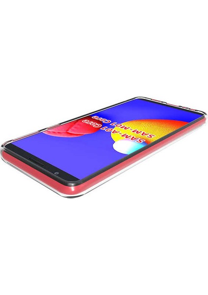 Galaxy A01 Core Kılıf Süper Silikon Kapak-Renksiz