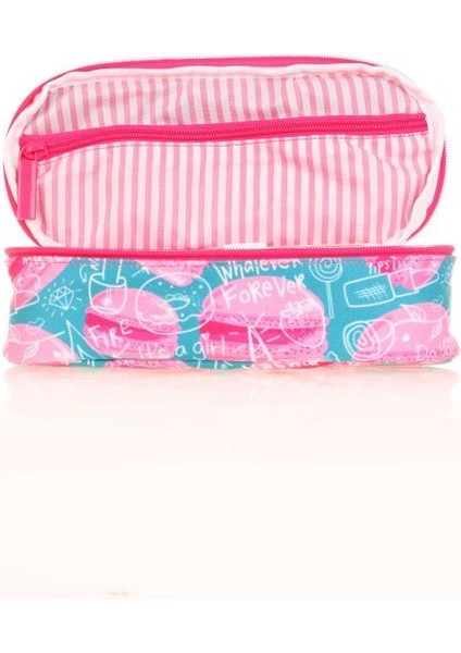 Nature Özel Bölmeli Kalem Çantası Macaron K2628 modelleri