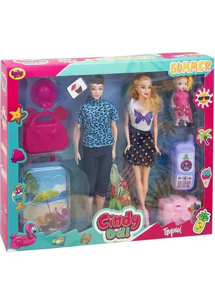 Oydaş Aile Tatil Seti Cindy Doll OYD-02455 4554