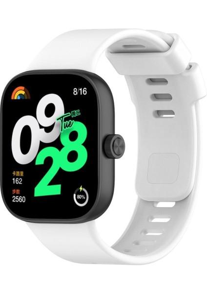 Xiaomi Redmi Watch 4 Uyumlu Yumuşak Silikon Tam Uyumlu Kordon Kayış