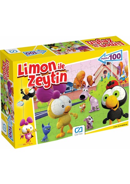 Ca Games Puzzle Limon ile Zeytin 100 Parça CA.5084 153.01.155 1104