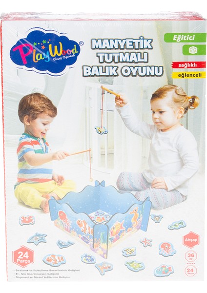 Ahşap Balık Oyunu Manyetik Tutmalı ONY-381 3814