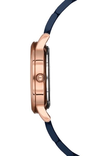 Lacivert Celik Kordon Kadın Kol Saati F21124A-T fiyatları