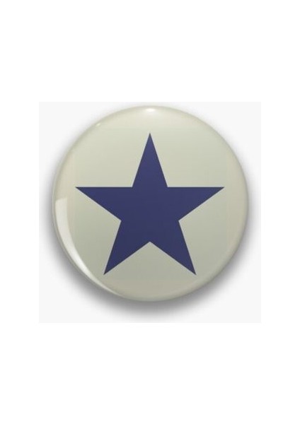 Major Selection Yıldız Şeklinde Mor Renk Yıldız Y2K Grunge Rozet