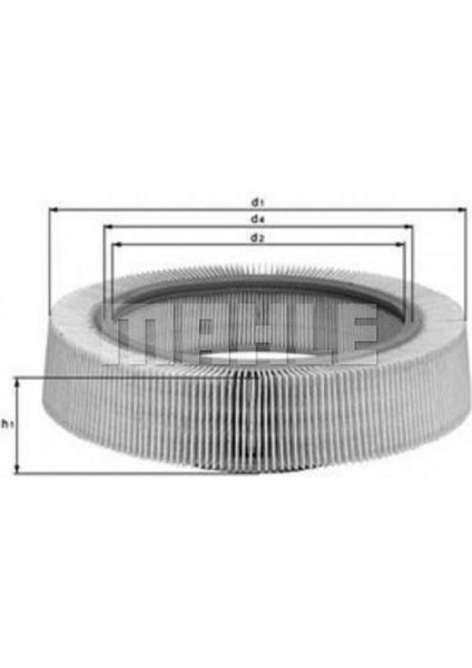 Hava Filtresi Mercedes M103 W124 S124 W126 W463 12