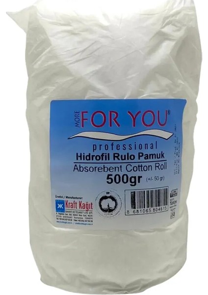 Hidrofil Rolo Pamuk 500 gr