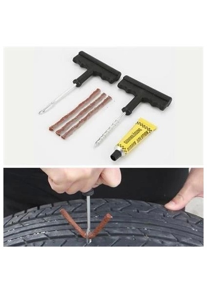 6 Parça Araba Motosiklet Otomobil Bisiklet Lastik Tamir Kiti Araç Bakım Seti fiyatları
