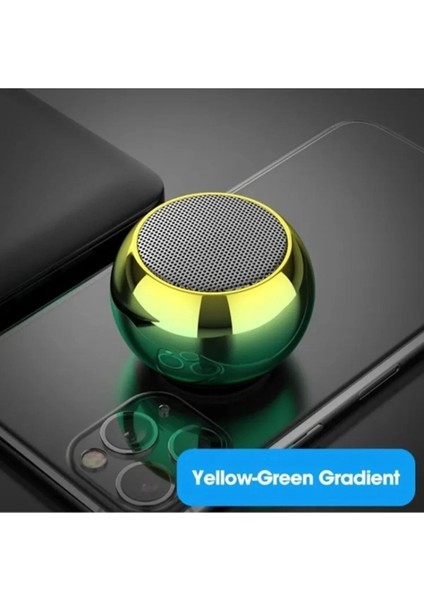Metal Mini Kablosuz Hoparlör Şarjlı 4W Mini Bluetooth Speaker Tws Özellikli Ses Bombası