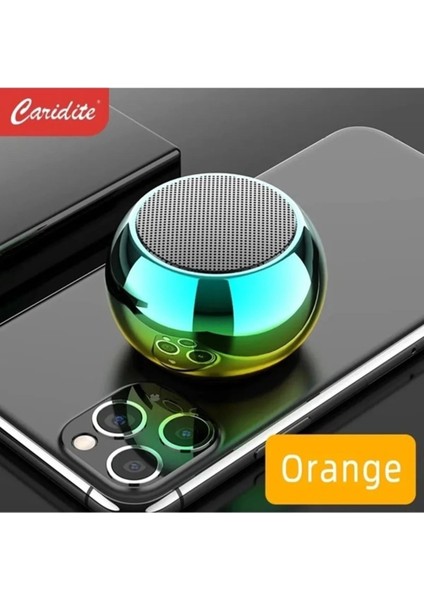 Metal Mini Kablosuz Hoparlör Şarjlı 4W Mini Bluetooth Speaker Tws Özellikli Ses Bombası
