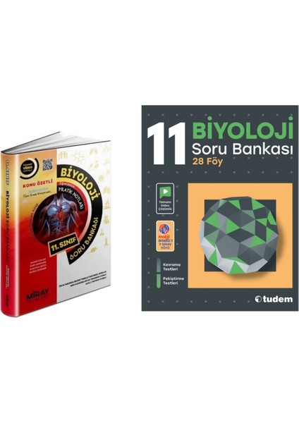 Miray Yayınları 11.sınıf Biyoloji & Tudem  11.sınıf Biyoloji  Sor