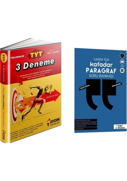Tyt 3 Deneme & Kafadar Parağraf Soru Bankası
