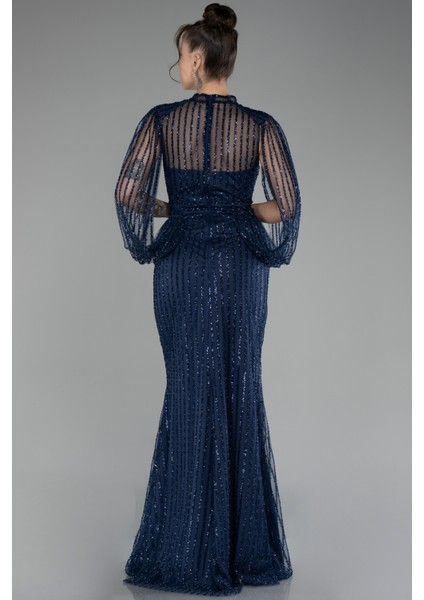 Taş Işlemeli Uzun Özel Tasarım Abiye ABU3981 fiyatları