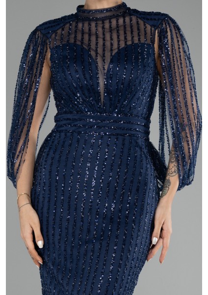 Taş Işlemeli Uzun Özel Tasarım Abiye ABU3981 modelleri