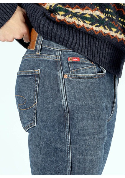 Lee Cooper Normal Bel Straight Erkek Denim Pantolon 251 Lcm 121013 Harry Eddıe Dark Isl