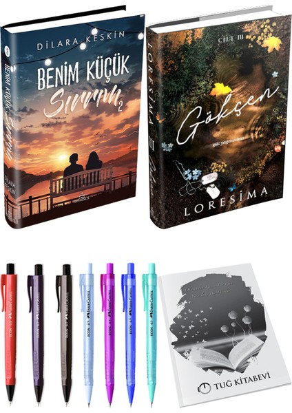 Gökçen 3 Ciltli Loresima ve Ephesus Benim Küçük Sırrım 2 Ciltli Dilara Keskin 2li Set
