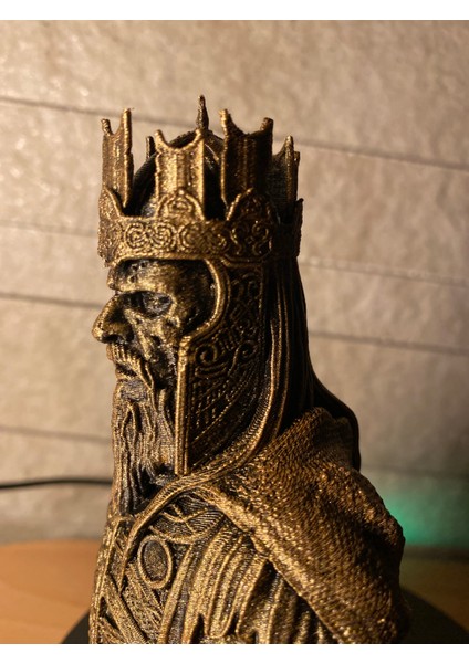 Pars Studio King of the Dead (Ölü Kral) Büst Figür - Yüzüklerin Efendisi - Lotr – 15 cm