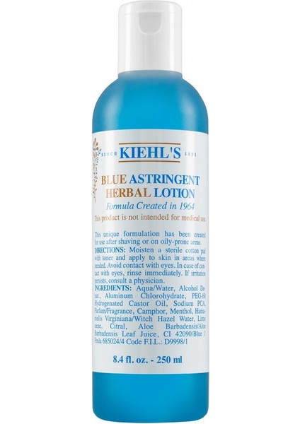 Blue Herbal Yağlı Ciltler Için Özel Tonik 250 Ml