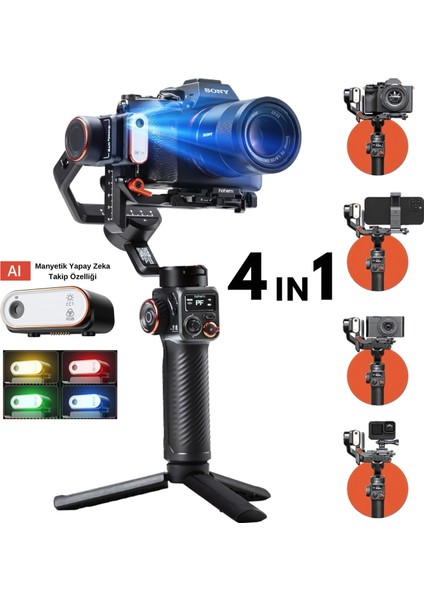 Cazipshop Hohem Isteady Mt2 4-In-1 Gimbal