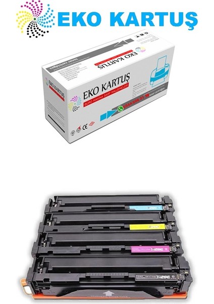 Hp Renkli Laserjet Pro Mfp M180N Uyumlu (CF510A-CF511-CF512-CF513) Takım Muadil Toner